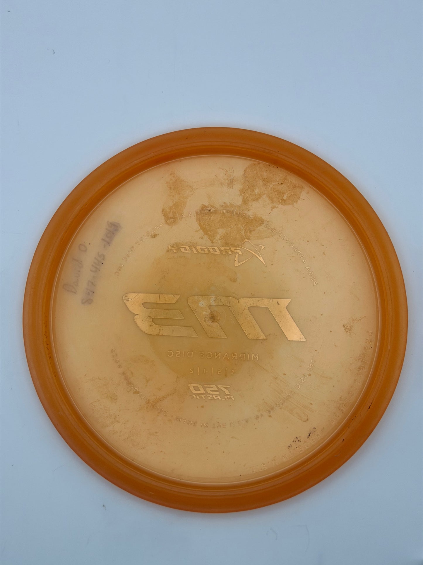 Used Prodigy Disc M3 750 Plastic Midrange – 180g+