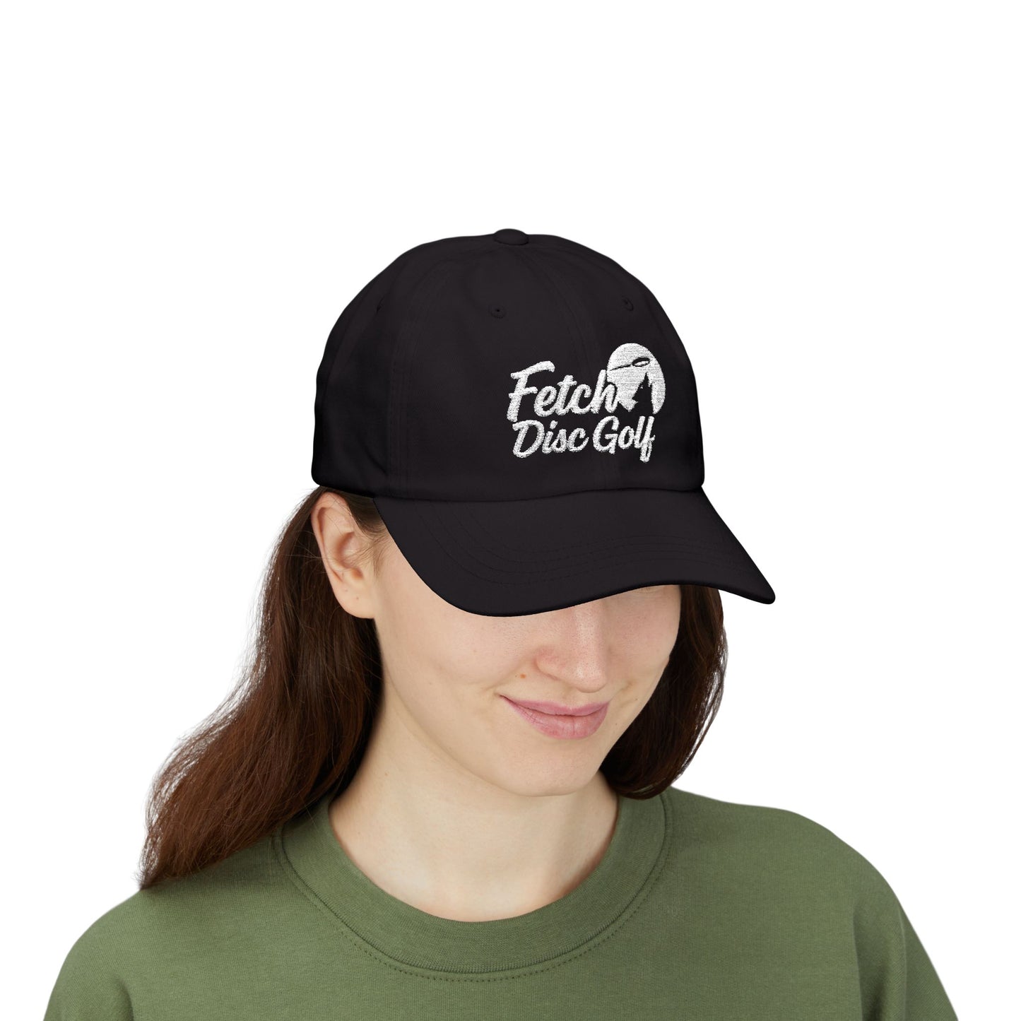 Fetch Disc Golf Classic Dad Cap — Vintage Script Logo Hat