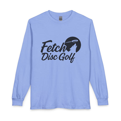 Disc Golf Long Sleeve Tee — "Born to Throw, Forced to Fetch"