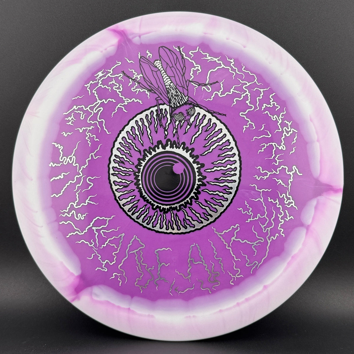 Halo Star Mamba disc golf disc by Rare Air Discs, featuring a vibrant star and Mamba design, shown on a white background.