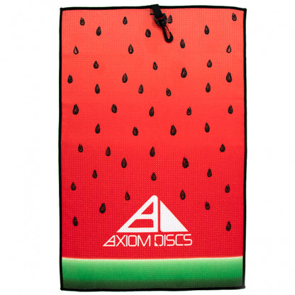 Axiom Sublimated Disc Golf Towel – Watermelon Edition