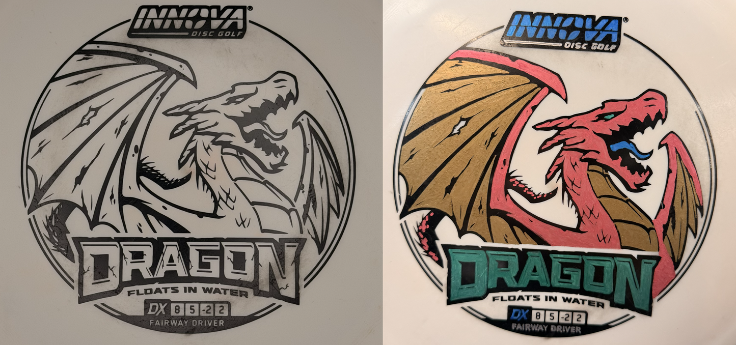Custom Disc Art – Hand-Drawn Sharpie Artwork by Fetch Disc Golf
