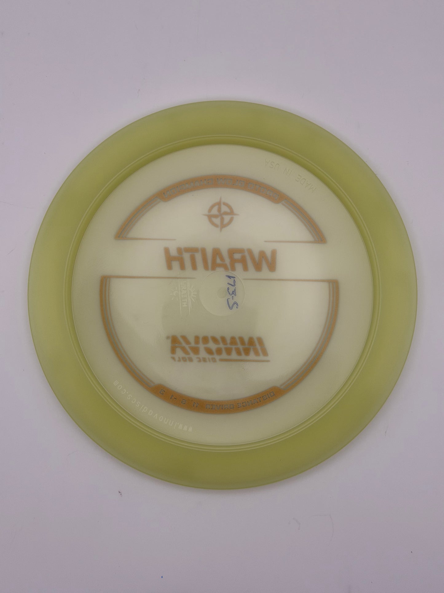 Innova Proto Glow Champion Wraith Overstable Distance Driver