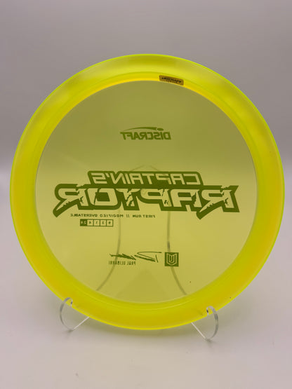 Discraft Captain's Raptor First Run - Paul Ulibarri Extreme Overstable Utility Driver