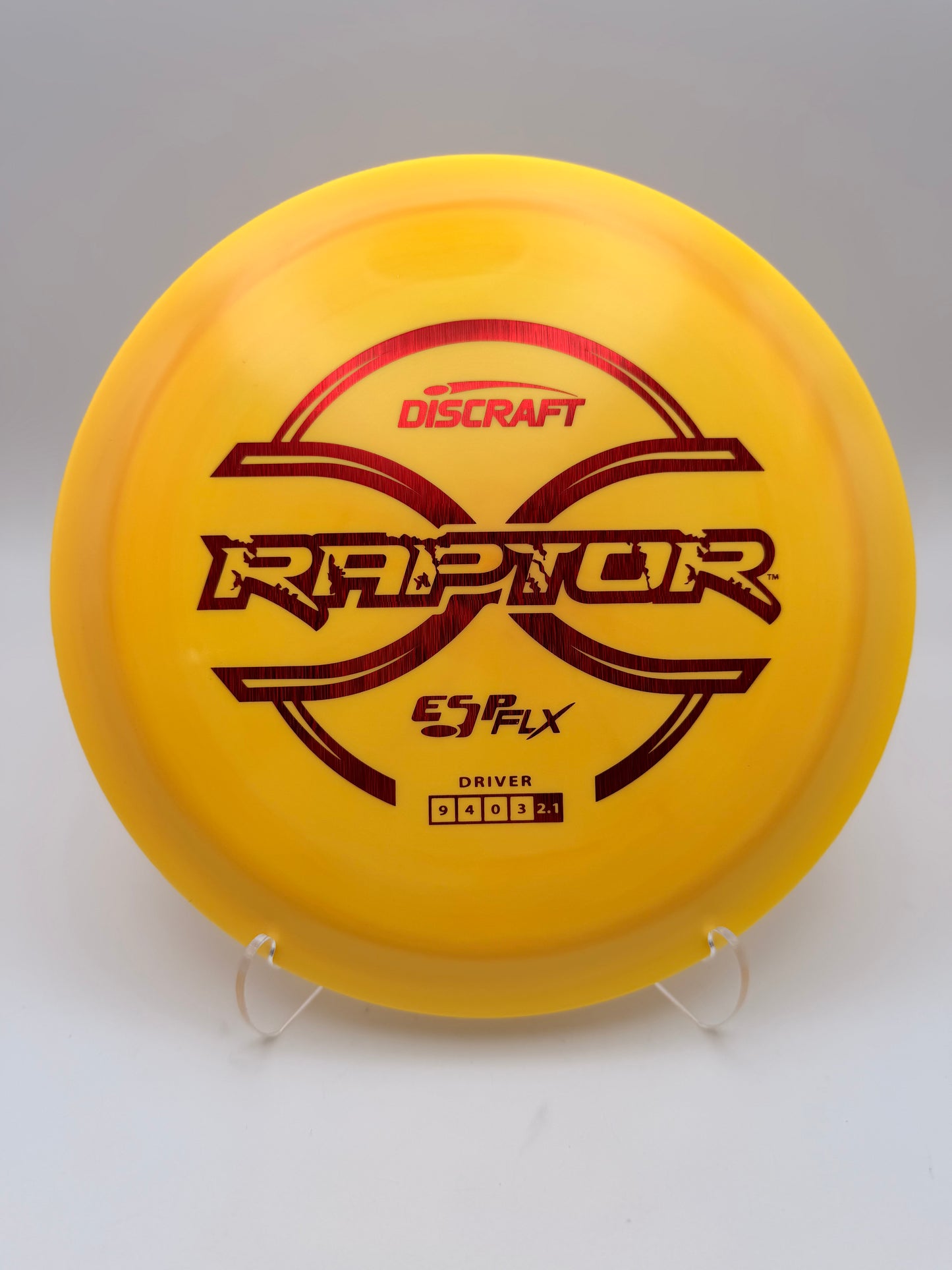 Discraft ESP FLX Raptor Fairway Driver - Flexible Overstable Flat Top Control Disc