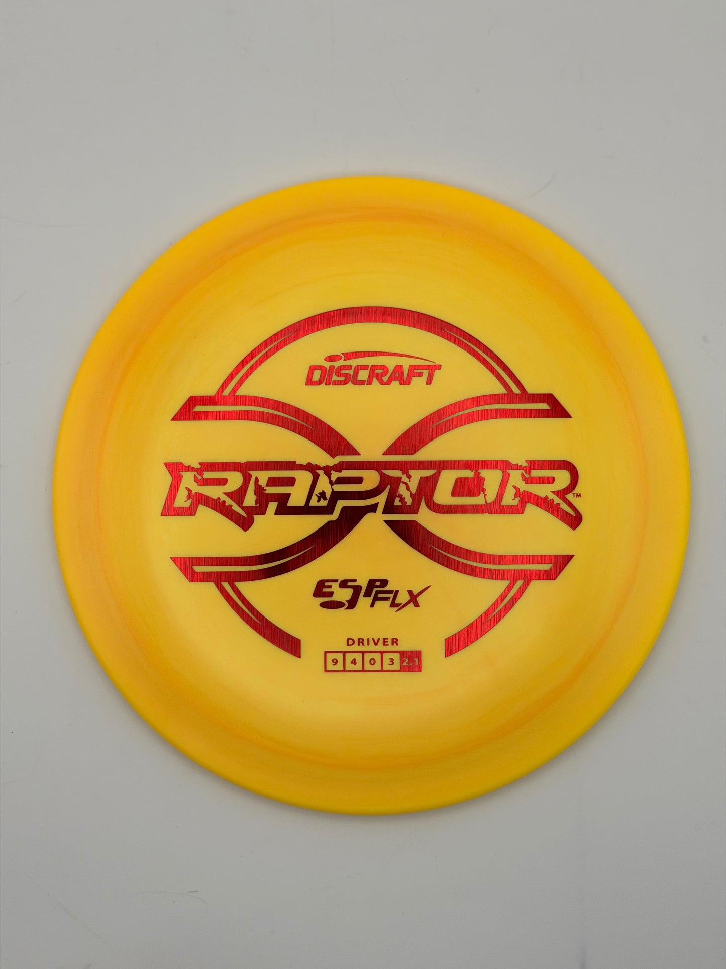 Discraft ESP FLX Raptor Fairway Driver - Flexible Overstable Flat Top Control Disc
