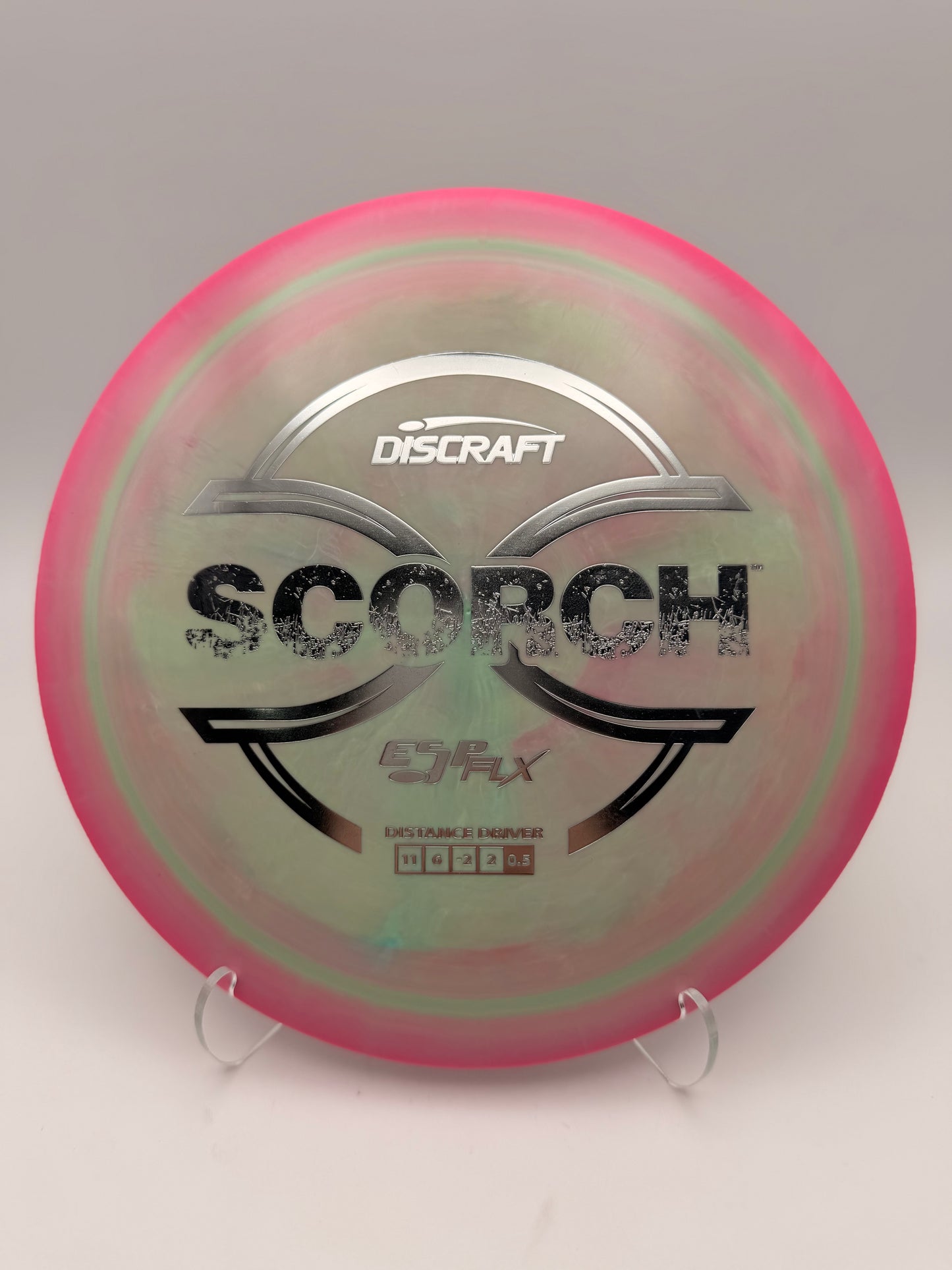 Discraft ESP FLX Scorch Distance Driver - Flexible All-Weather Understable Bomber