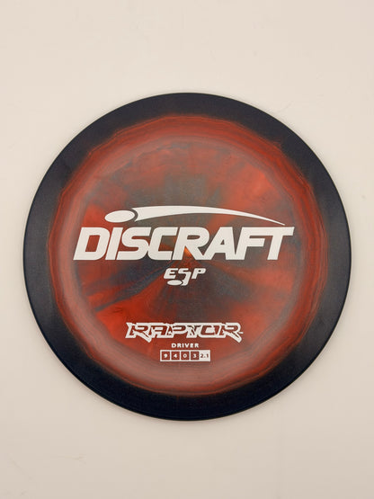 Discraft ESP Raptor Fairway Driver - Overstable Flat Top Control Disc