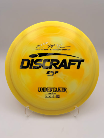Discraft ESP Undertaker Paul McBeth 6X Signature | Fairway Driver