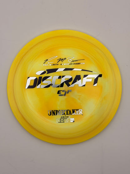 Discraft ESP Undertaker Paul McBeth 6X Signature | Fairway Driver