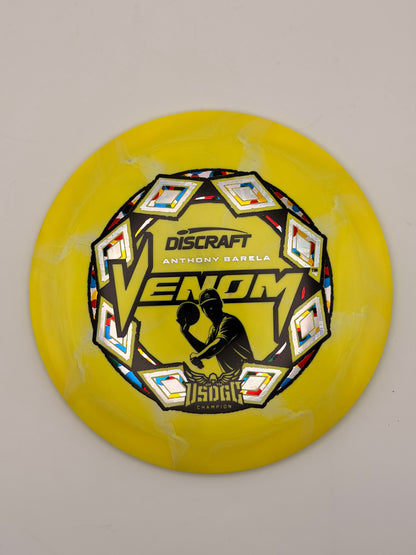 Discraft Anthony Barela Venom - 2025 USDGC Tour Series Z Swirl Overstable Driver