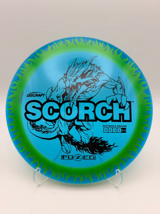 Discraft Fuzed Z Scorch Flame Pattern | Understable Distance Driver
