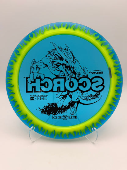 Discraft Fuzed Z Scorch Flame Pattern | Understable Distance Driver