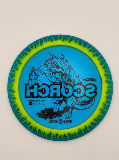 Discraft Fuzed Z Scorch Flame Pattern | Understable Distance Driver