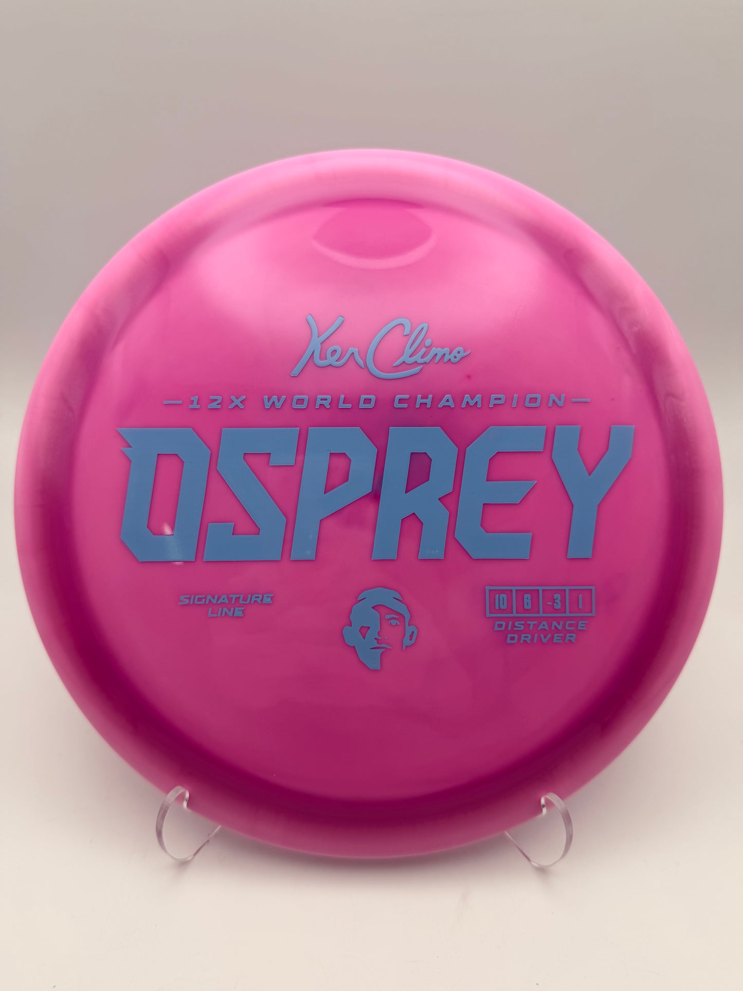 Climo Disc Golf Osprey Distance Driver - 172g Understable 10 Speed Disc