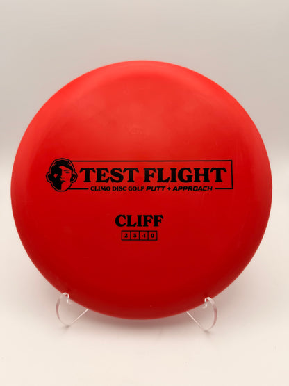 Climo Disc Golf Test Flight Cliff Putter - Beadless Signature Line Approach Disc