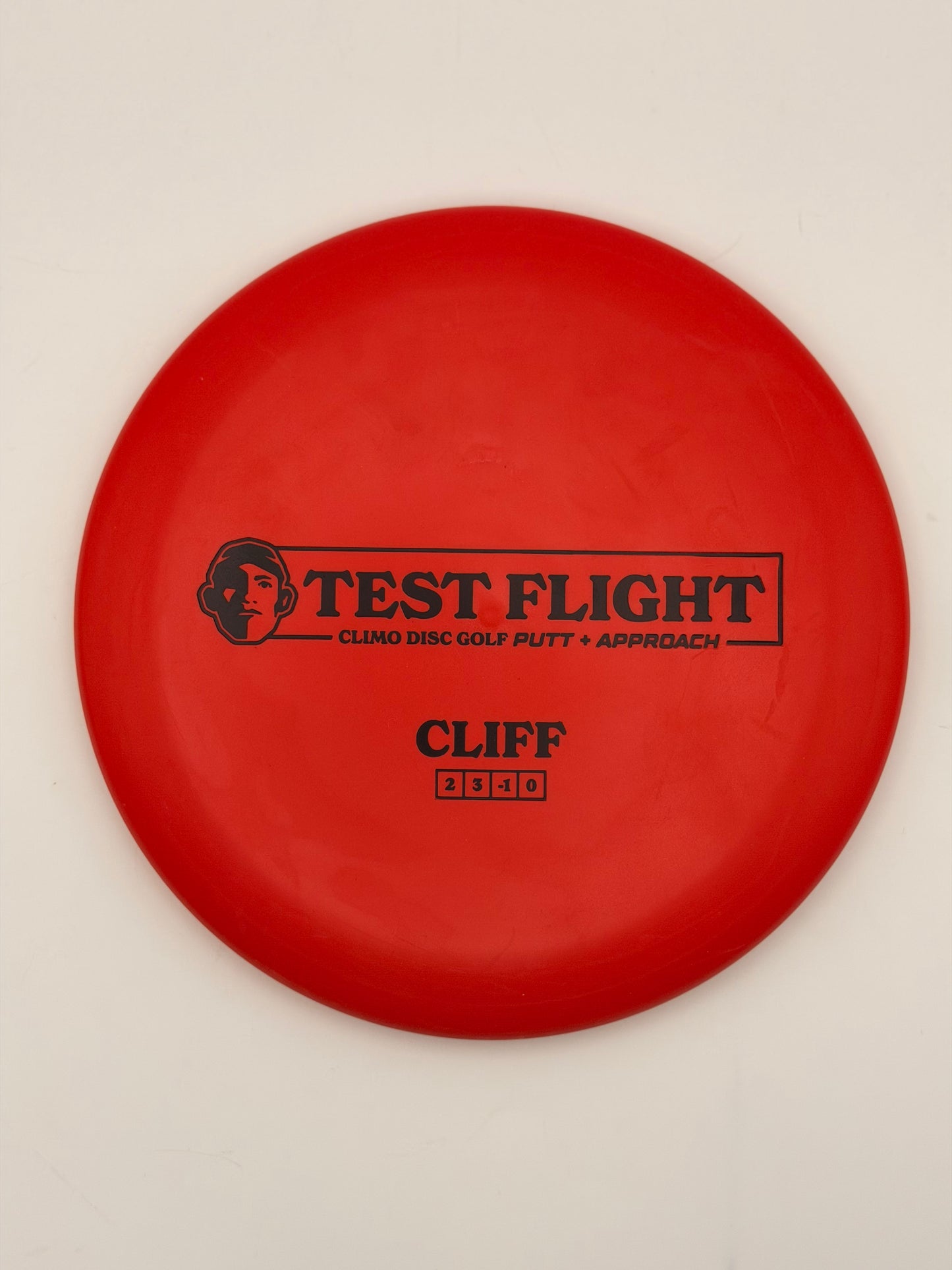 Climo Disc Golf Test Flight Cliff Putter - Beadless Signature Line Approach Disc