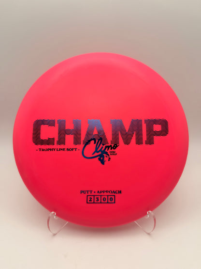 Climo Disc Golf Champ Putter - Neutral Microbead Putting Putter