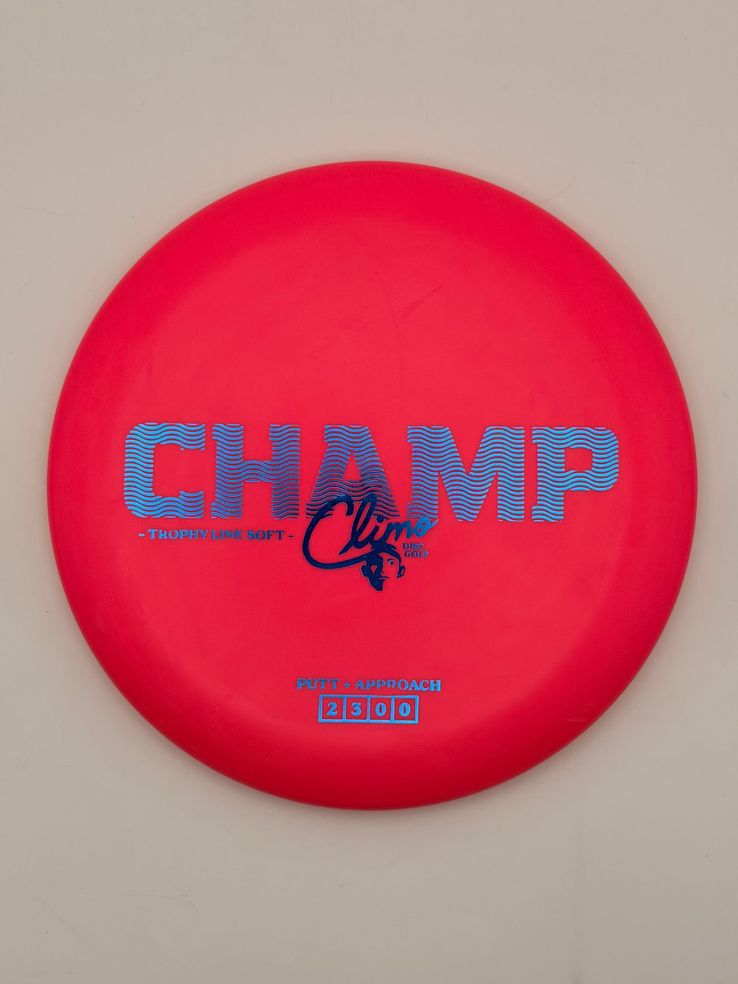 Climo Disc Golf Champ Putter - Neutral Microbead Putting Putter