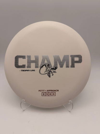 Climo Disc Golf Champ Putter - Neutral Microbead Putting Putter