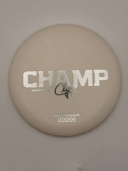Climo Disc Golf Champ Putter - Neutral Microbead Putting Putter