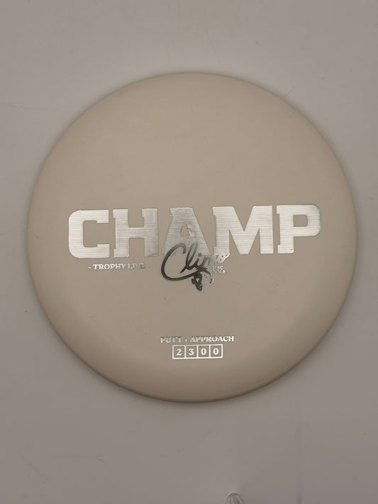 Climo Disc Golf Champ Putter - Neutral Microbead Putting Putter