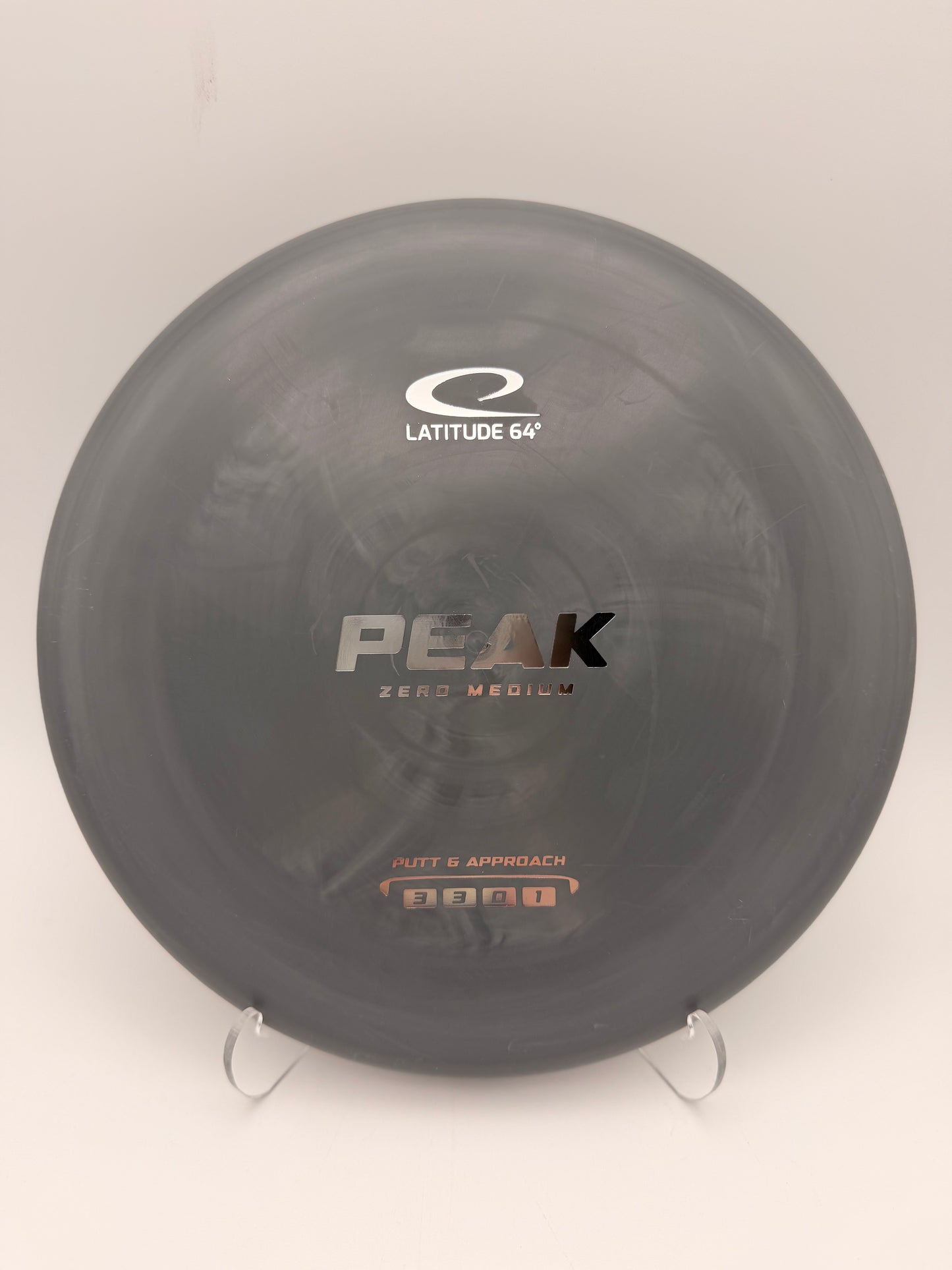 Latitude 64 Zero Medium Peak Putter - Disc Golf Beaded Putting Disc