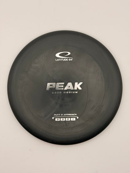 Latitude 64 Zero Medium Peak Putter - Disc Golf Beaded Putting Disc