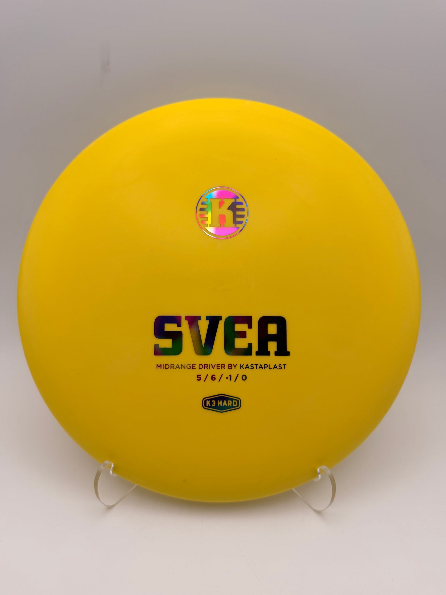 Kastaplast K3 Hard Svea Midrange - Speed 5 Understable Disc Golf Disc