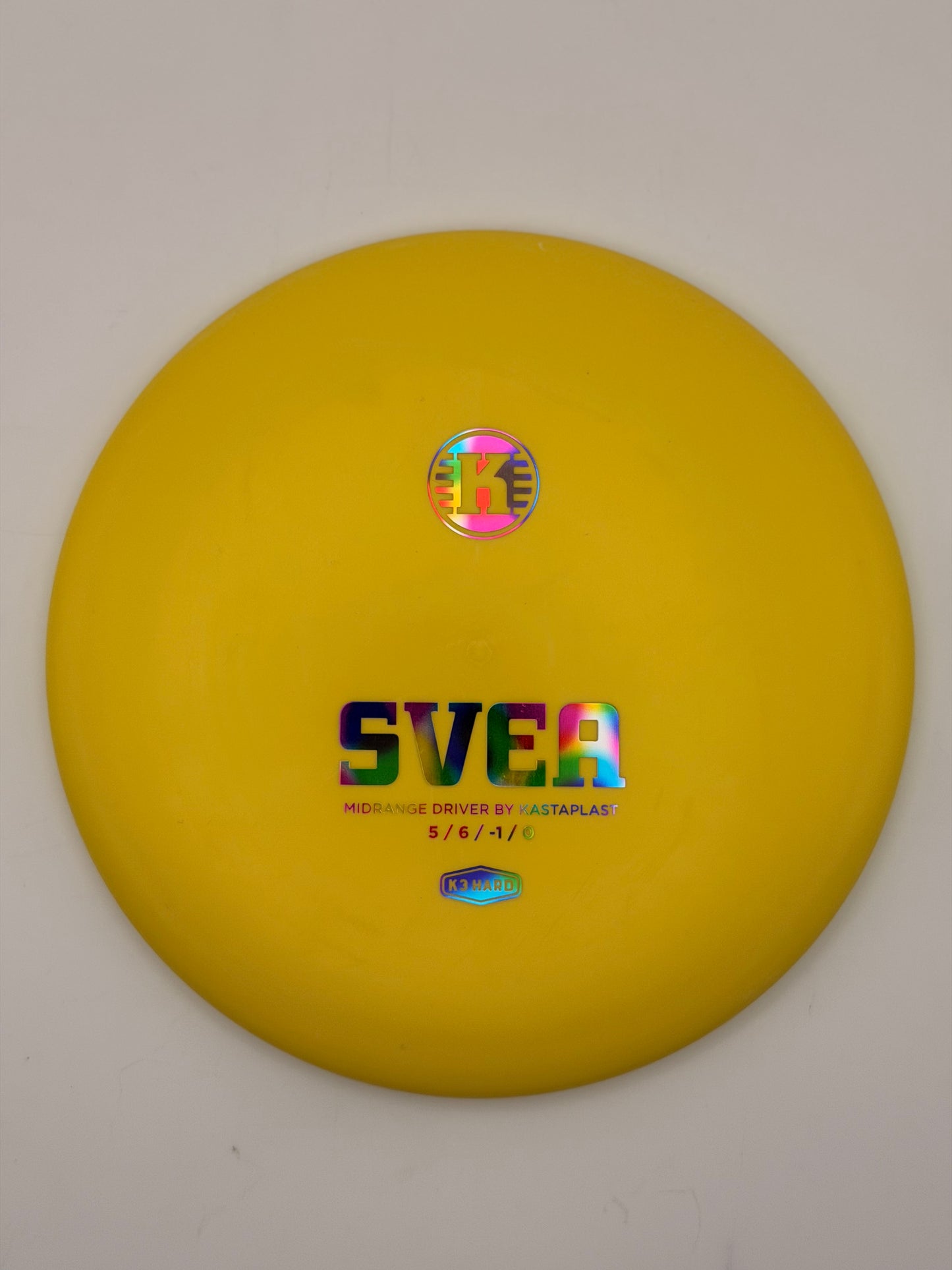 Kastaplast K3 Hard Svea Midrange - Speed 5 Understable Disc Golf Disc