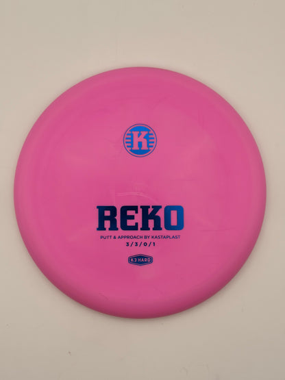 Kastaplast K3 Hard Reko Putter - Speed 3 Disc Golf Putter