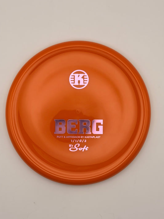 Kastaplast K1 Soft Berg Approach Disc - Speed 1 Disc Golf Putter