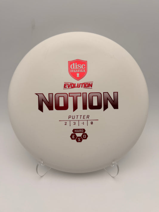 Discmania Hard Exo Notion Putter - 173g Straight Flying Understable Putter