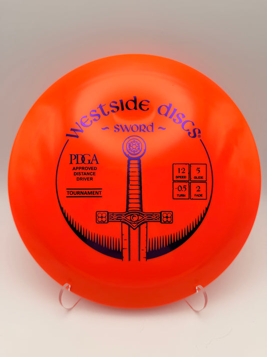 Westside Discs Tournament Sword Distance Driver - 173g Speed 12 Disc Golf Disc