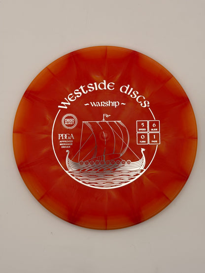 Westside Discs Origio Burst Warship Midrange Disc Golf Disc - 177g