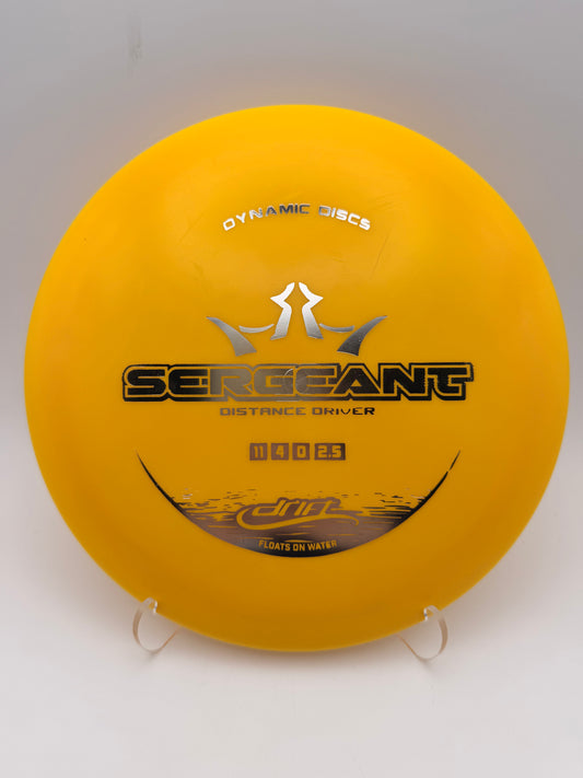 Dynamic Discs Drift Sergeant Distance Driver - 126g Lightweight Hybrid Floating Disc Golf Disc