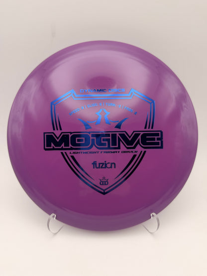 Dynamic Discs Fuzion Motive Fairway Driver - 146g Lightweight Beginner Disc Golf Disc