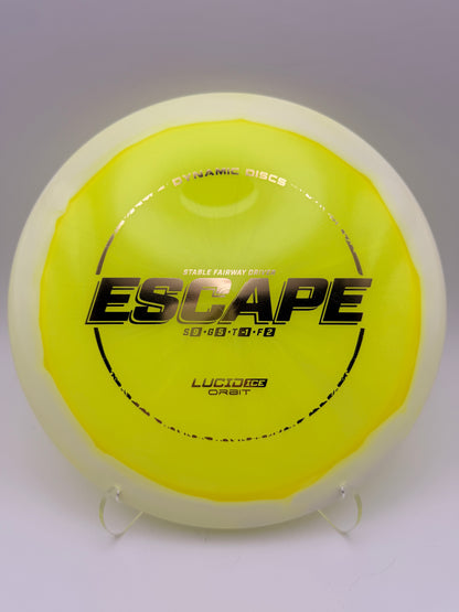 Dynamic Discs Lucid-Ice Orbit Escape Fairway Driver - 175g Stable Glide Disc Golf Disc