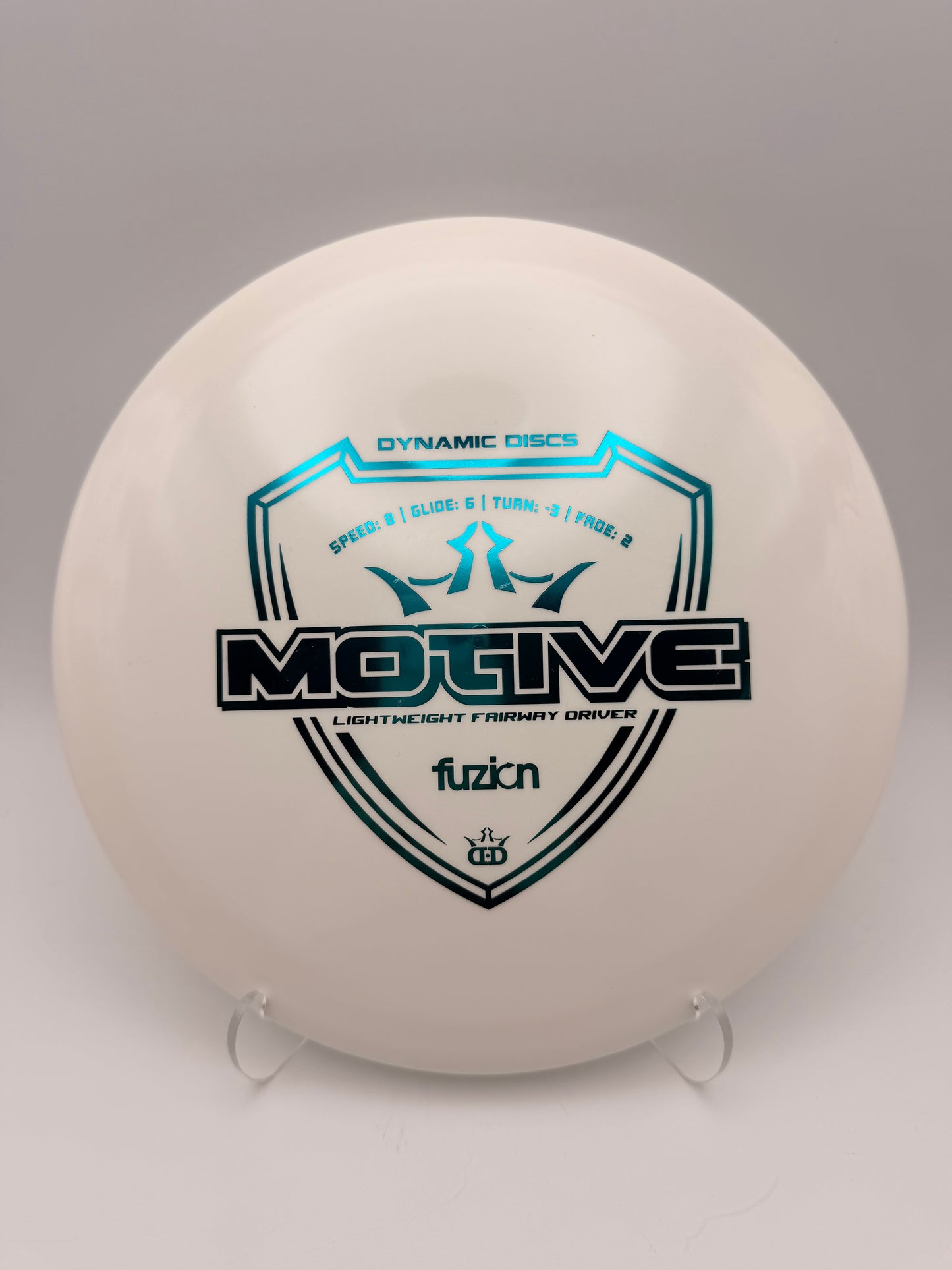Dynamic Discs Fuzion Motive Fairway Driver - 146g Lightweight Beginner Disc Golf Disc