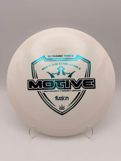 Dynamic Discs Fuzion Motive Fairway Driver - 146g Lightweight Beginner Disc Golf Disc
