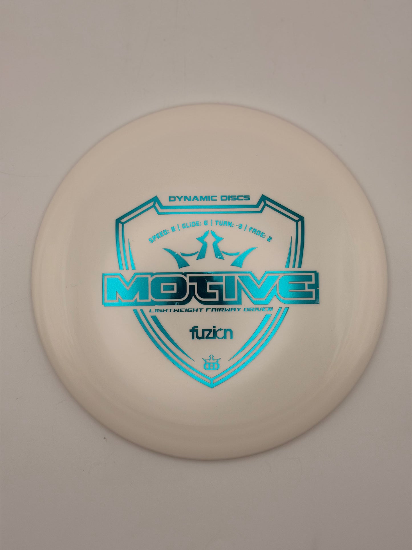Dynamic Discs Fuzion Motive Fairway Driver - 146g Lightweight Beginner Disc Golf Disc