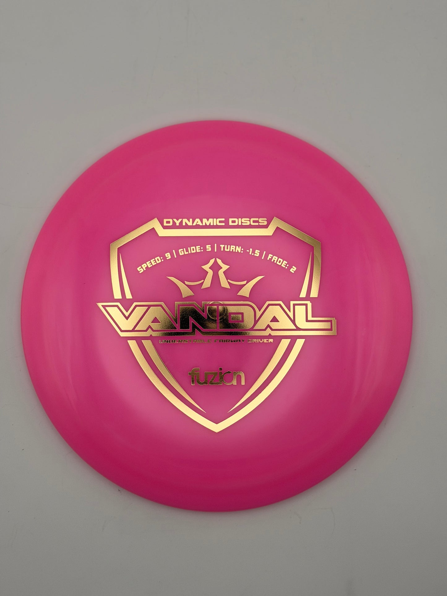 Dynamic Discs Fuzion Vandal Fairway Driver - 176g Understable Versatile Disc Golf Disc