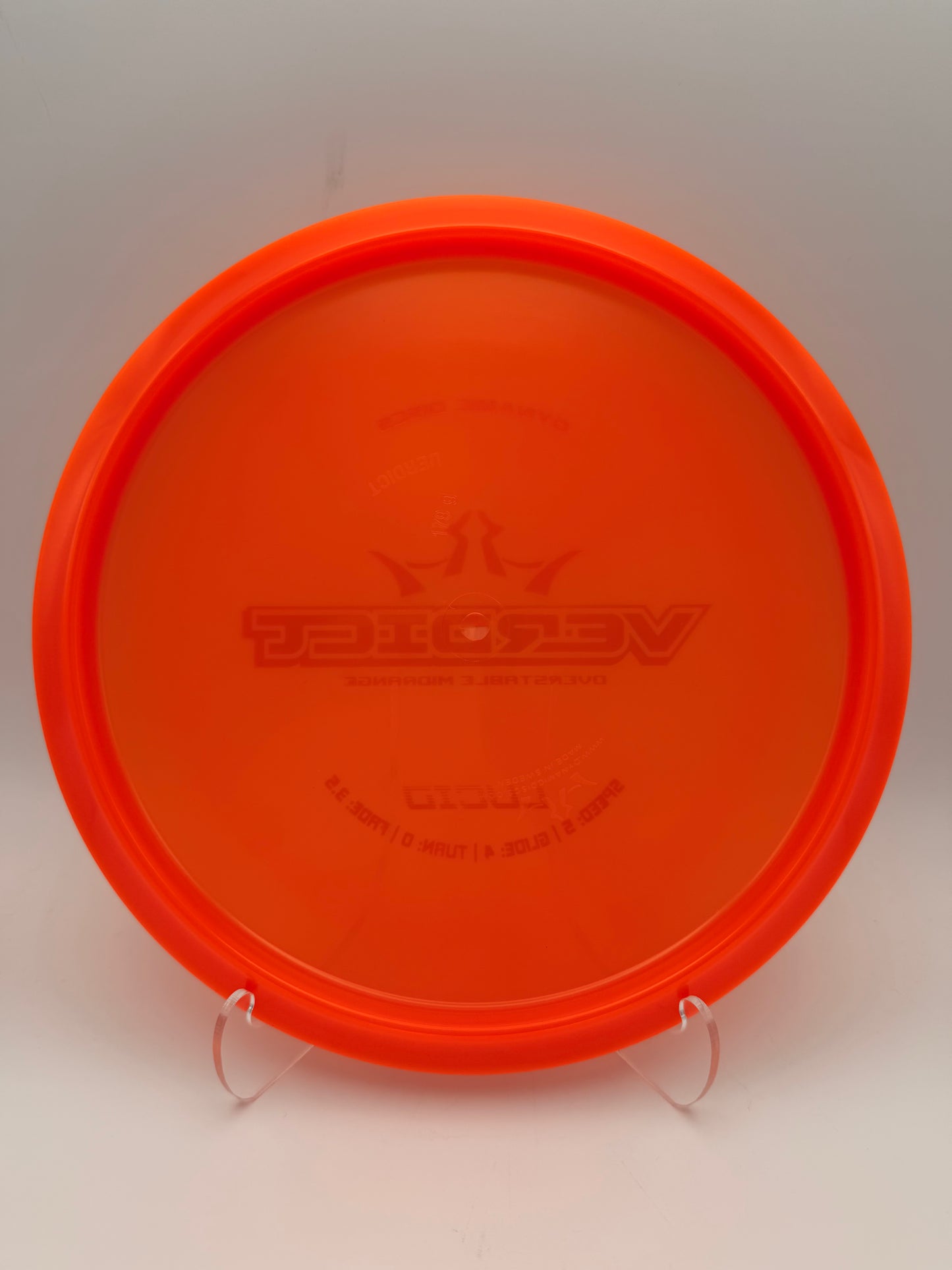 Dynamic Discs Lucid Verdict Midrange - 179g Overstable Wind Fighter Disc Golf Disc