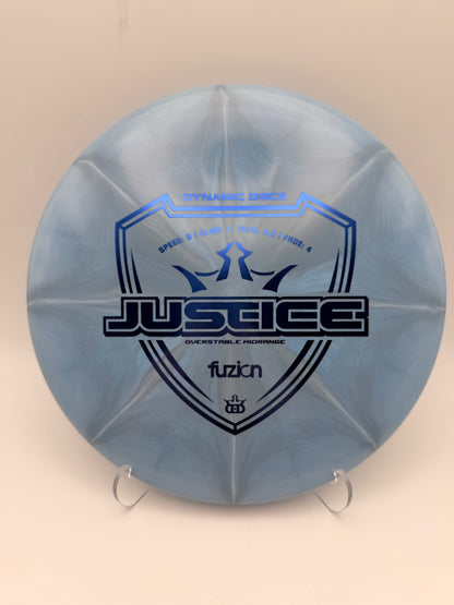 Dynamic Discs Fuzion Burst Justice Midrange - 173g Very Overstable Utility Disc Golf Disc