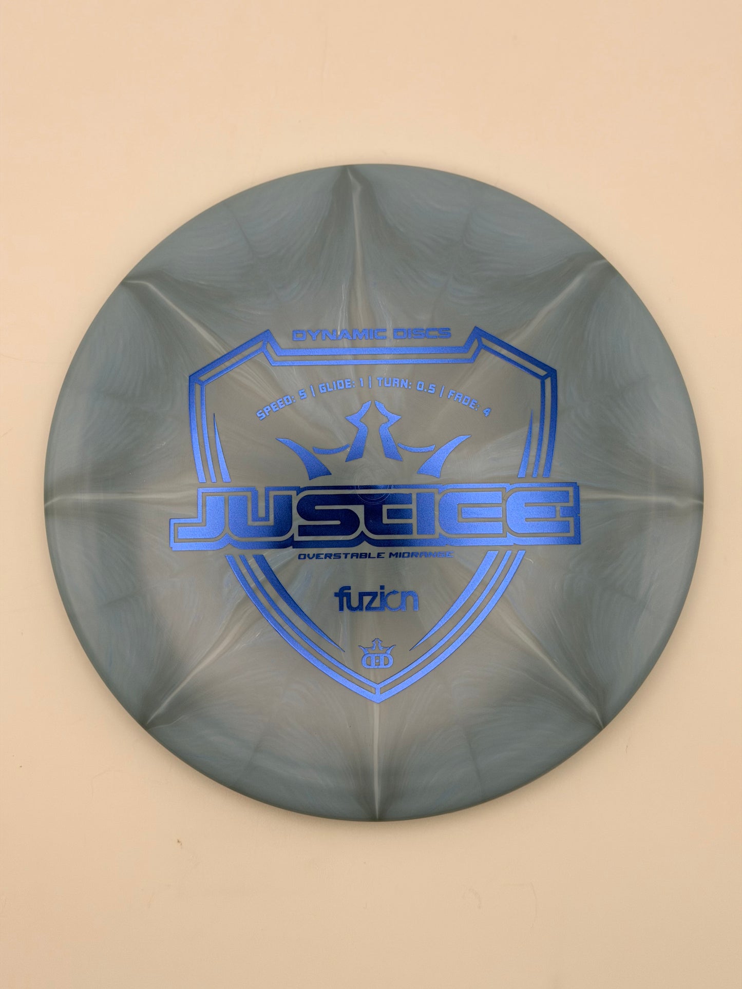 Dynamic Discs Fuzion Burst Justice Midrange - 173g Very Overstable Utility Disc Golf Disc
