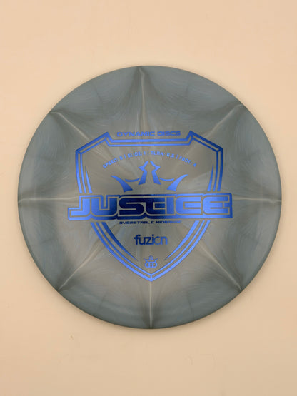 Dynamic Discs Fuzion Burst Justice Midrange - 173g Very Overstable Utility Disc Golf Disc