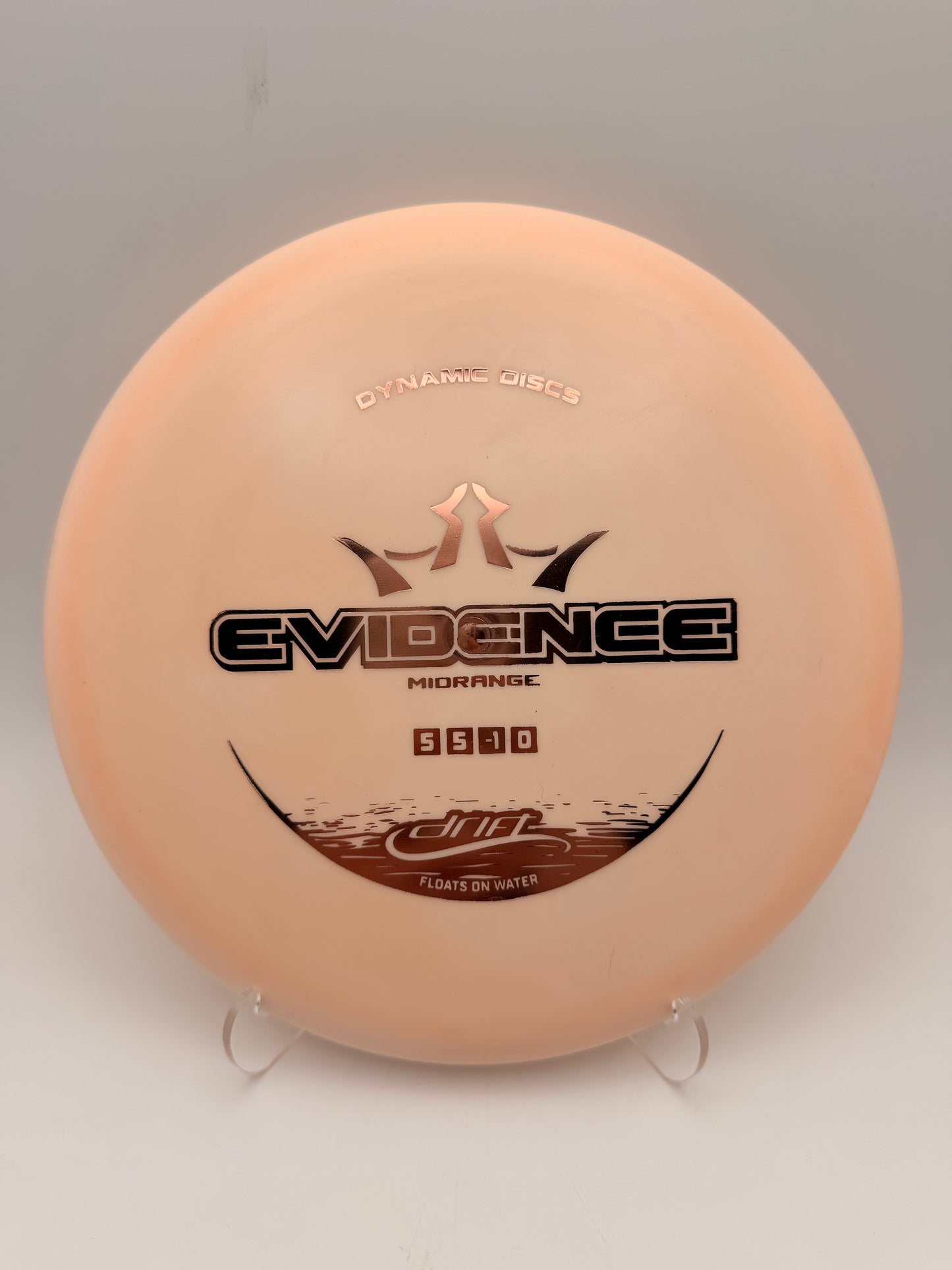 Dynamic Discs Drift Evidence Midrange - 127g Lightweight Understable Floating Disc Golf Disc