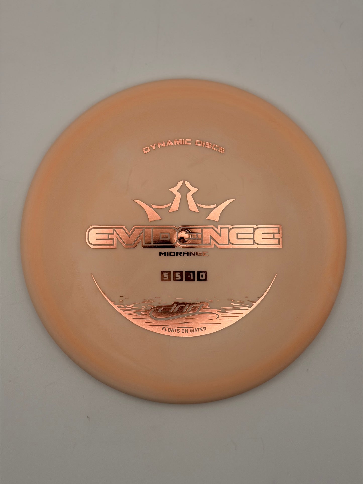 Dynamic Discs Drift Evidence Midrange - 127g Lightweight Understable Floating Disc Golf Disc
