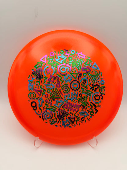 Dynamic Discs Lucid Glimmer Warrant Midrange - 173g Understable Midnight Mixtape Disc Golf Disc