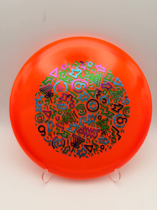 Dynamic Discs Lucid Glimmer Warrant Midrange - 173g Understable Midnight Mixtape Disc Golf Disc